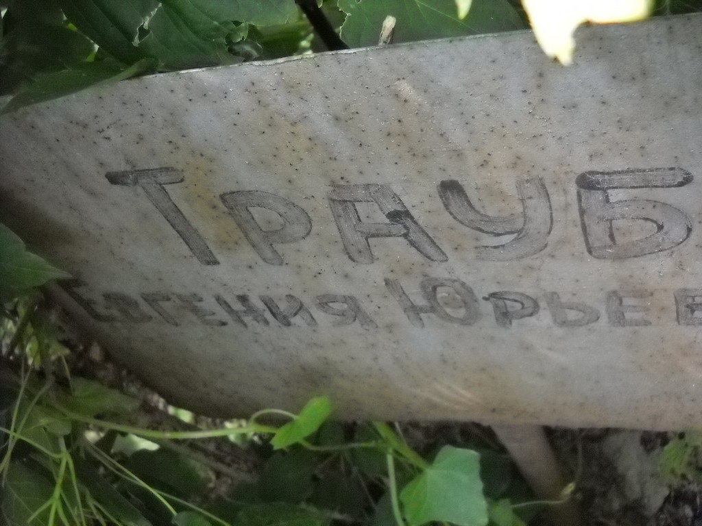 Трауб Евгения Юрьевна, Саратов, Еврейское кладбище